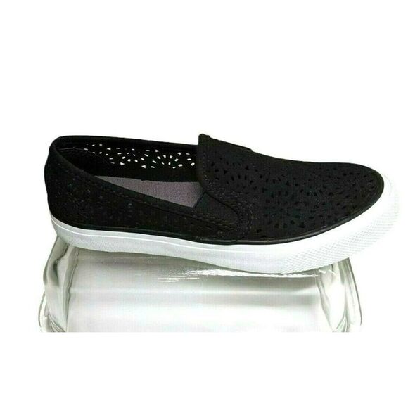 Sperry Women's Size 5 US Black Sneakers Seaside Perforated Slip On Memory Foam - Picture 12 of 13